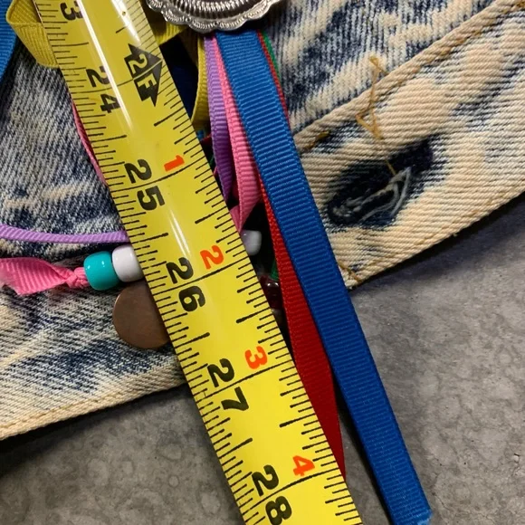 Vintage 80s Denim Jean Southwestern Cowgirl Cowboy Jacket - Picture 6 of 6